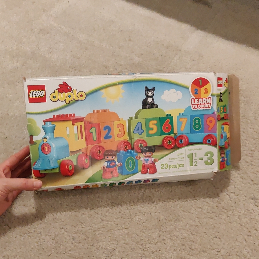 LEGO DUPLO Learn To Count Colorful Number Train Set 23 Pieces Ages 1.5-3